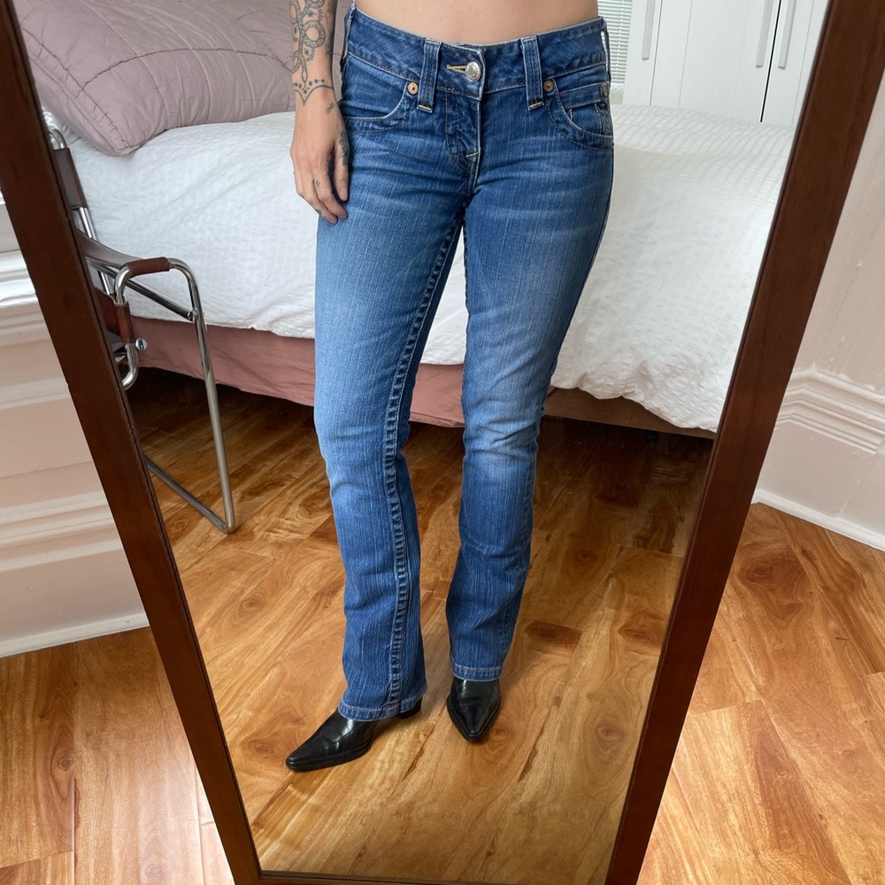 TRUE RELIGION LOW WAIST JEANS BECKY JEANS